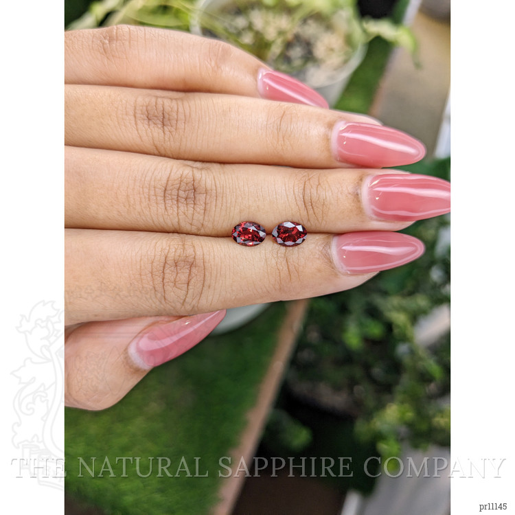 1.63 Ct.Tw. Garnet Pair from Ceylon (Sri Lanka)