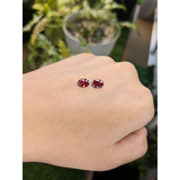 1.63&nbsp;Ct.Tw.Total Carat Weight Garnet Pair from Ceylon (Sri Lanka) Life Style