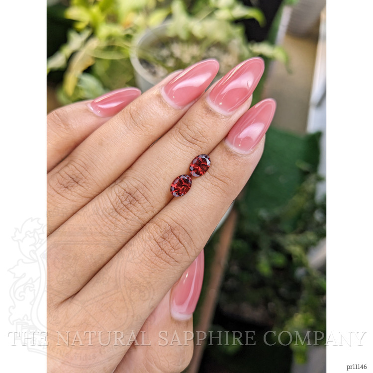 1.65 Ct.Tw. Garnet Pair from Ceylon (Sri Lanka)