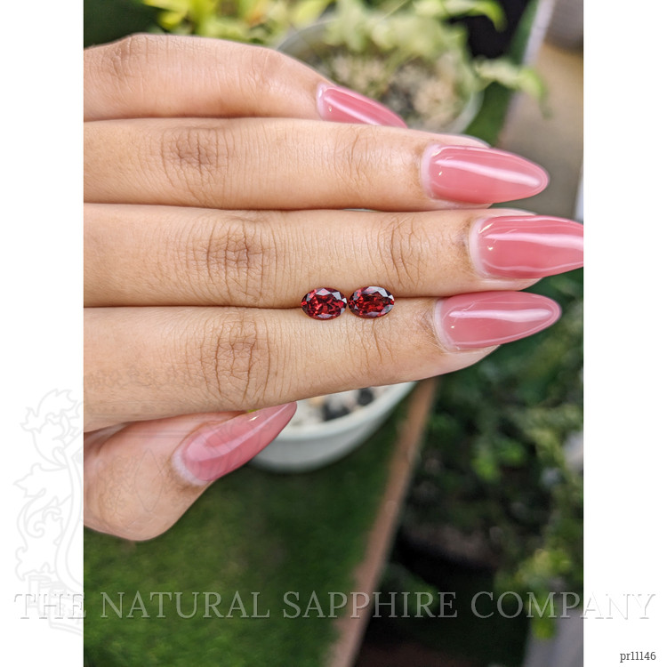 1.65 Ct.Tw. Garnet Pair from Ceylon (Sri Lanka)