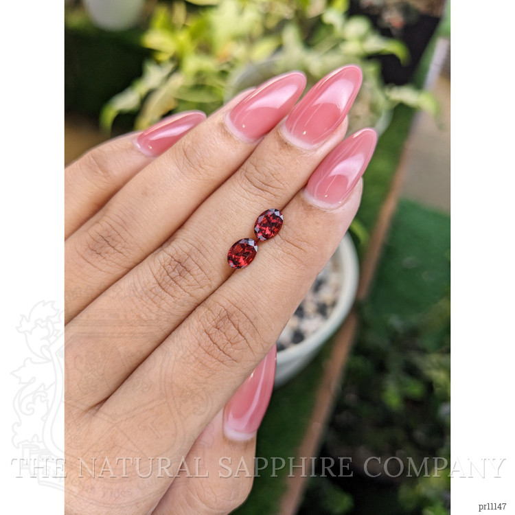 1.69 Ct.Tw. Garnet Pair from Ceylon (Sri Lanka)