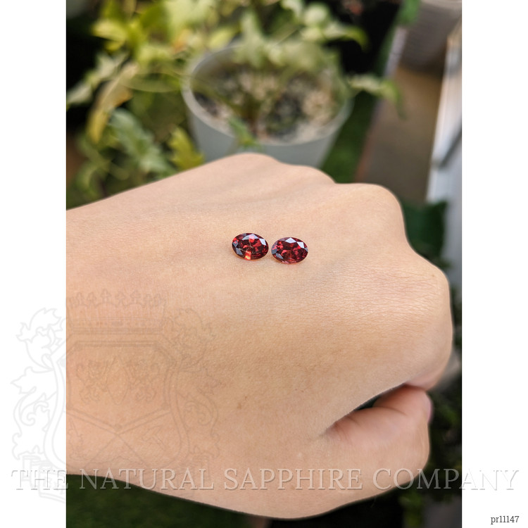 1.69 Ct.Tw. Garnet Pair from Ceylon (Sri Lanka)