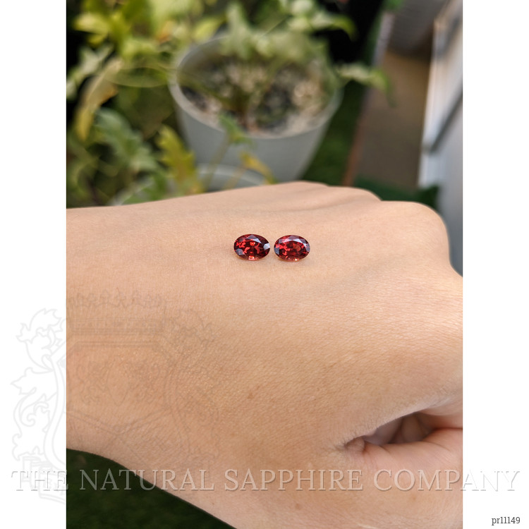 1.82 Ct.Tw. Garnet Pair from Ceylon (Sri Lanka)