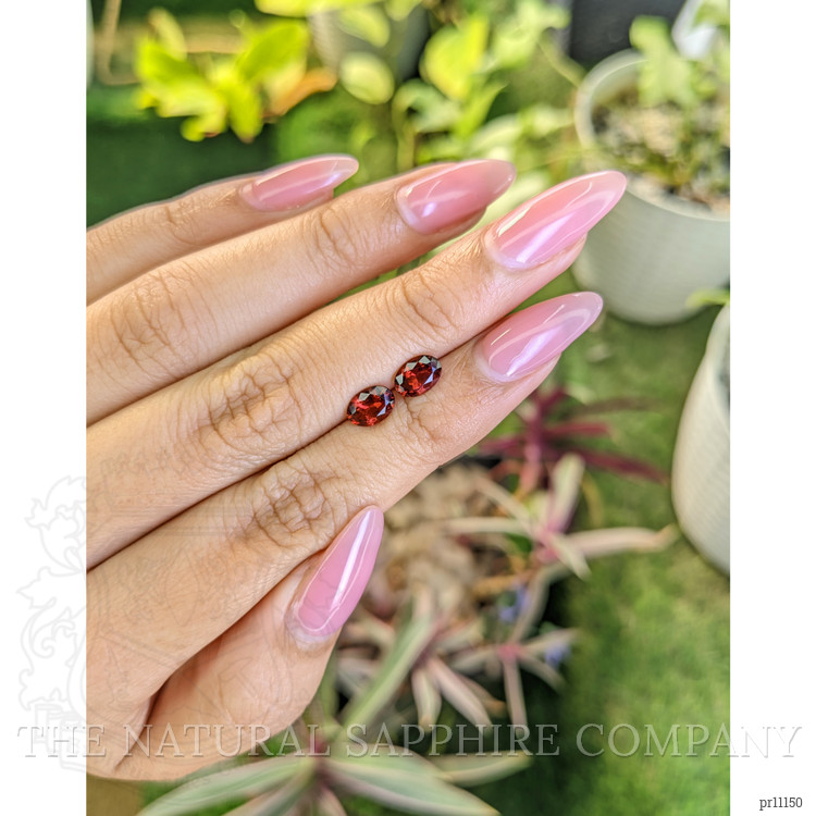 1.71 Ct.Tw. Garnet Pair from Ceylon (Sri Lanka)