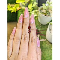 1.76&nbsp;Ct.Tw.Total Carat Weight Garnet Pair from Ceylon (Sri Lanka) Life Style