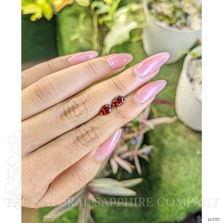 1.62 Ct.Tw. Garnet Pair from Ceylon (Sri Lanka)