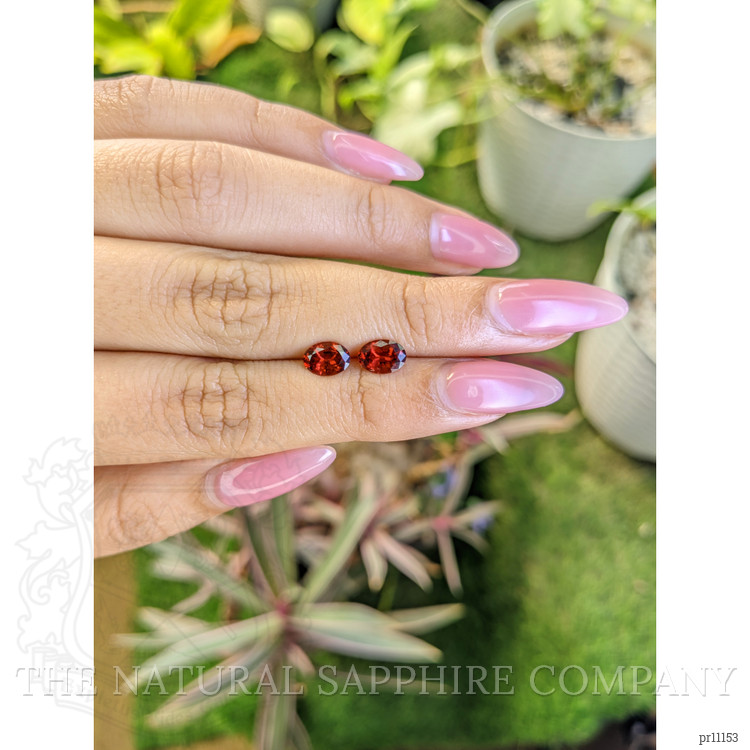 1.62 Ct.Tw. Garnet Pair from Ceylon (Sri Lanka)