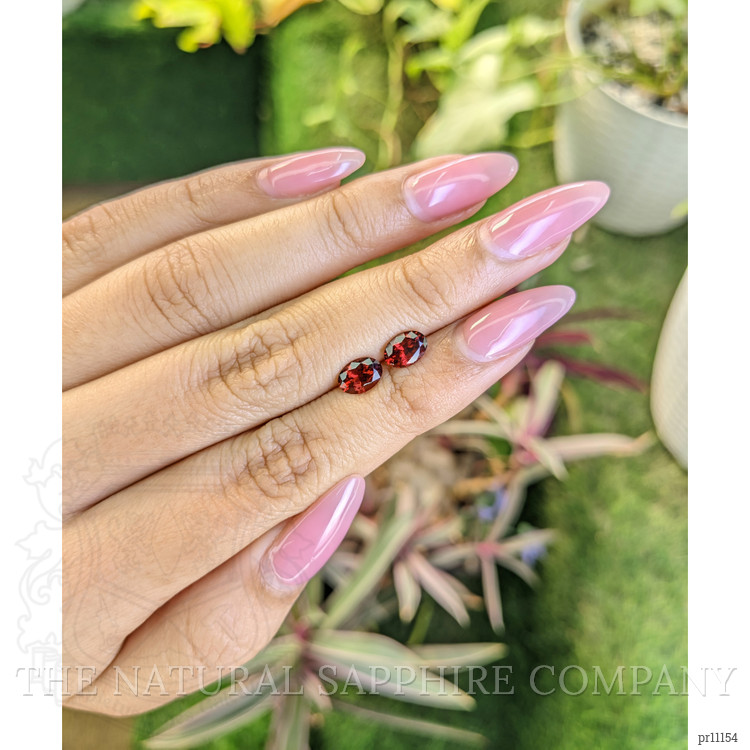 1.77 Ct.Tw. Garnet Pair from Ceylon (Sri Lanka)