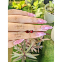 1.77&nbsp;Ct.Tw.Total Carat Weight Garnet Pair from Ceylon (Sri Lanka) Life Style