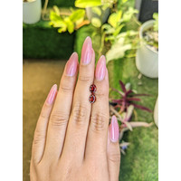 1.77&nbsp;Ct.Tw.Total Carat Weight Garnet Pair from Ceylon (Sri Lanka) Life Style