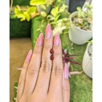1.74&nbsp;Ct.Tw.Total Carat Weight Garnet Pair from Ceylon (Sri Lanka) Life Style