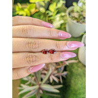 1.75&nbsp;Ct.Tw.Total Carat Weight Garnet Pair from Ceylon (Sri Lanka) Life Style