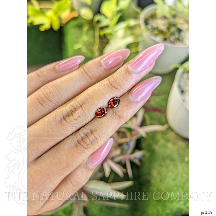 1.70 Ct.Tw. Garnet Pair from Ceylon (Sri Lanka)