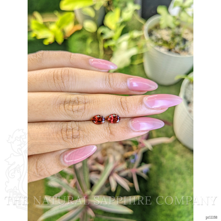 1.70 Ct.Tw. Garnet Pair from Ceylon (Sri Lanka)