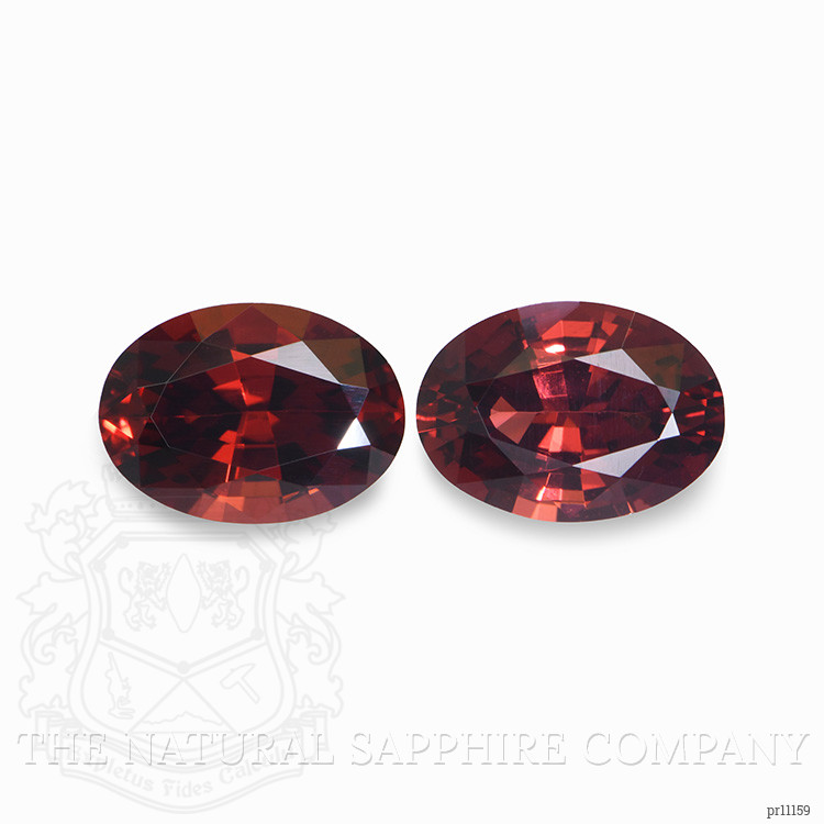1.82 Ct.Tw. Garnet Pair from Ceylon (Sri Lanka)