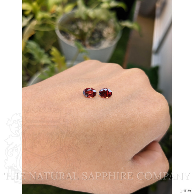 1.82 Ct.Tw. Garnet Pair from Ceylon (Sri Lanka)