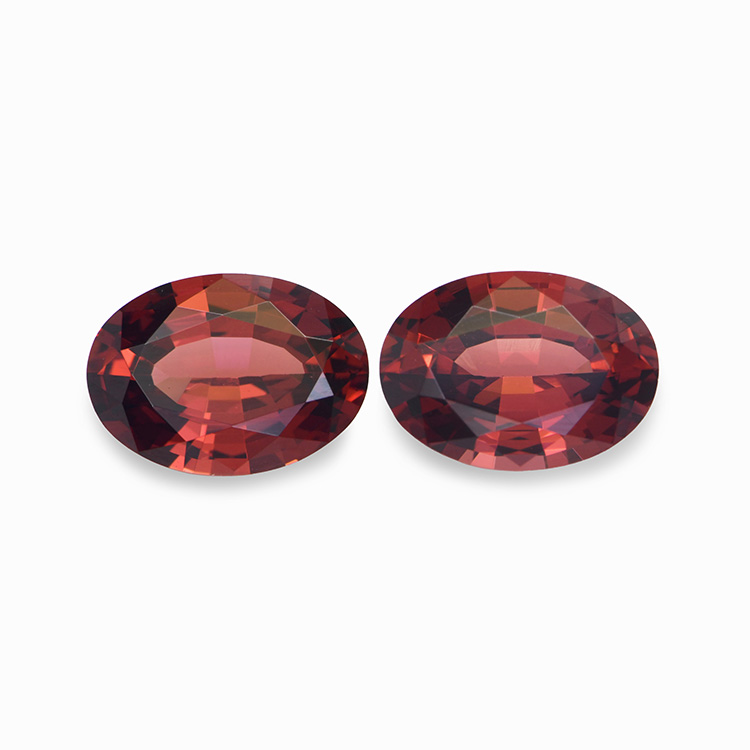 Garnet Pair - Oval 1.71 Ct. - #PR11160 | The Natural Gemstone Company