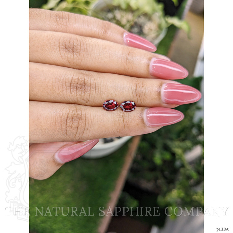 1.71 Ct.Tw. Garnet Pair from Ceylon (Sri Lanka)