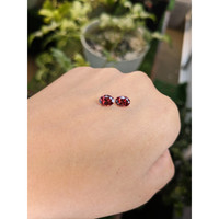 1.72&nbsp;Ct.Tw.Total Carat Weight Garnet Pair from Ceylon (Sri Lanka) Life Style