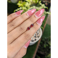 1.72&nbsp;Ct.Tw.Total Carat Weight Garnet Pair from Ceylon (Sri Lanka) Life Style