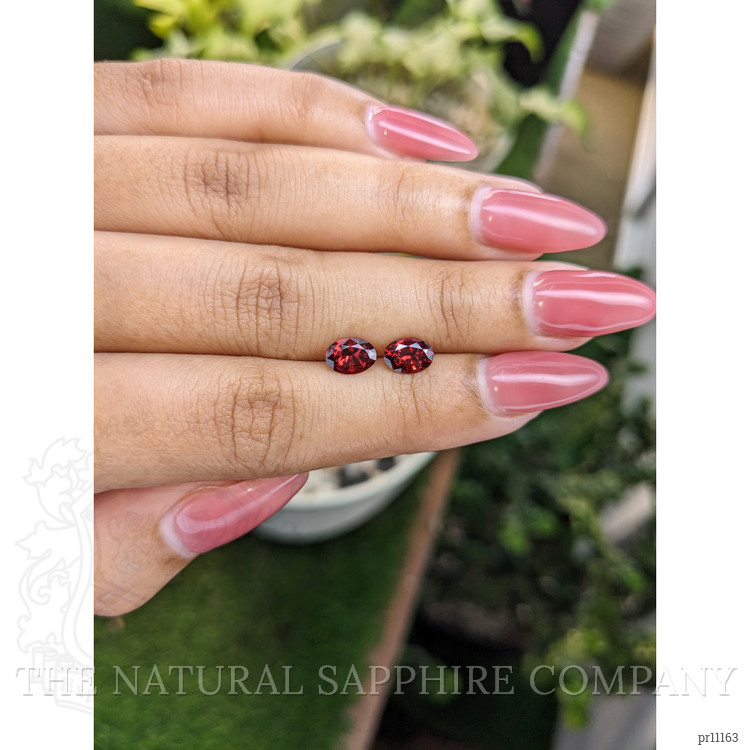 1.72 Ct.Tw. Garnet Pair from Ceylon (Sri Lanka)