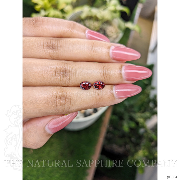 1.78 Ct.Tw. Garnet Pair from Ceylon (Sri Lanka)