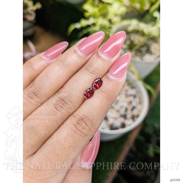 1.79 Ct.Tw. Garnet Pair from Ceylon (Sri Lanka)