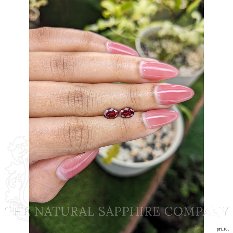 1.79 Ct.Tw. Garnet Pair from Ceylon (Sri Lanka)