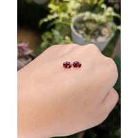 1.79&nbsp;Ct.Tw.Total Carat Weight Garnet Pair from Ceylon (Sri Lanka) Life Style