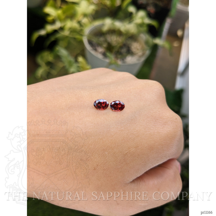 1.69 Ct.Tw. Garnet Pair from Ceylon (Sri Lanka)