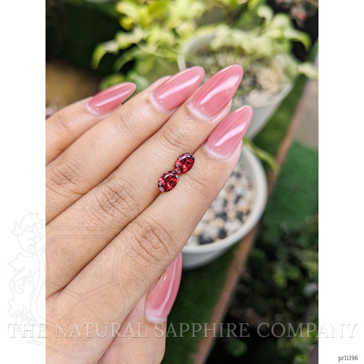 1.68 Ct.Tw. Garnet Pair from Ceylon (Sri Lanka)