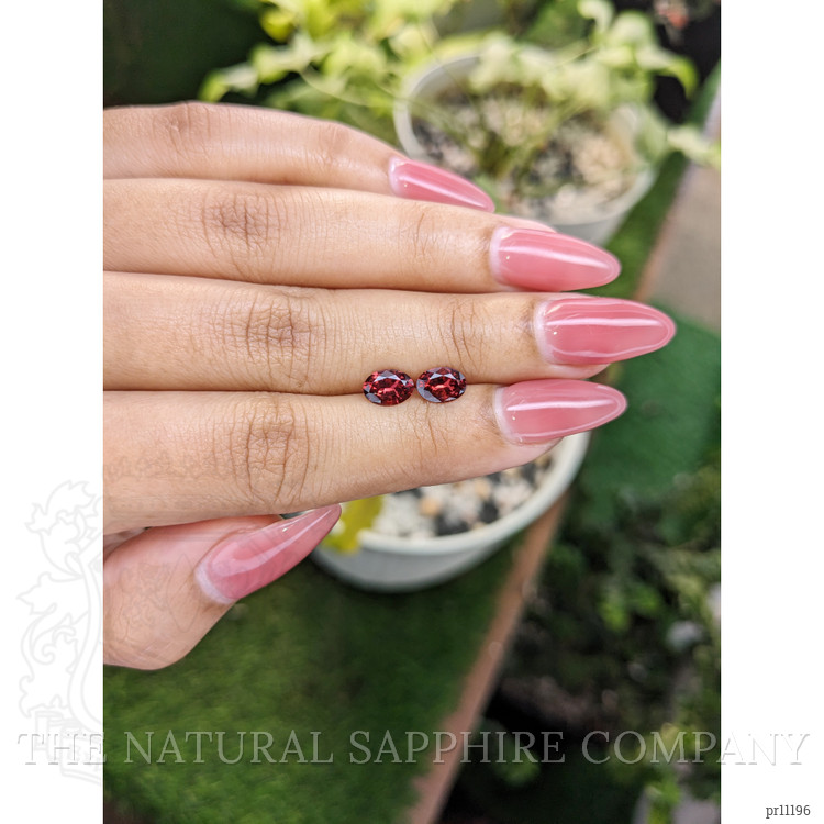 1.68 Ct.Tw. Garnet Pair from Ceylon (Sri Lanka)