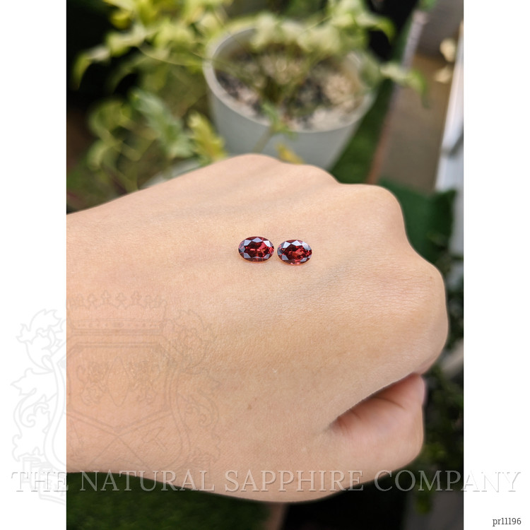 1.68 Ct.Tw. Garnet Pair from Ceylon (Sri Lanka)