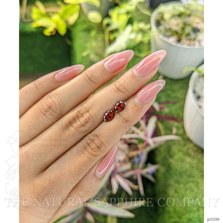 1.75 Ct.Tw. Garnet Pair from Ceylon (Sri Lanka)