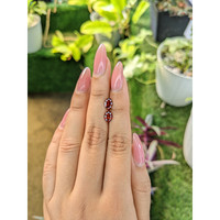 1.63&nbsp;Ct.Tw.Total Carat Weight Garnet Pair from Ceylon (Sri Lanka) Life Style