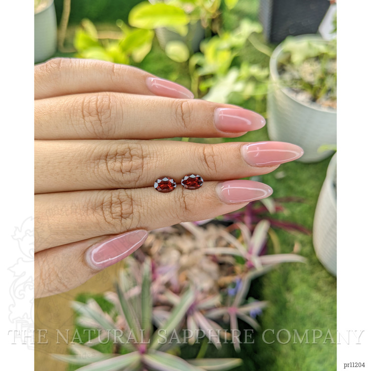 1.72 Ct.Tw. Garnet Pair from Ceylon (Sri Lanka)