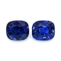 4.50&nbsp;Ct.Tw.Total Carat Weight Blue Sapphire Pair from Ceylon (Sri Lanka) Video