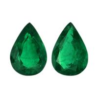 6.75 Ct.Tw.Total Carat Weight Emerald Pair from Zambia Video