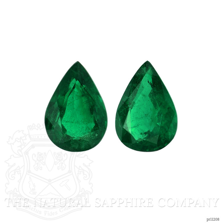 6.75 Ct.Tw. Emerald Pair from Zambia