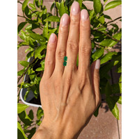 1.11 Ct.Tw.Total Carat Weight Emerald Pair from Afghanistan Life Style