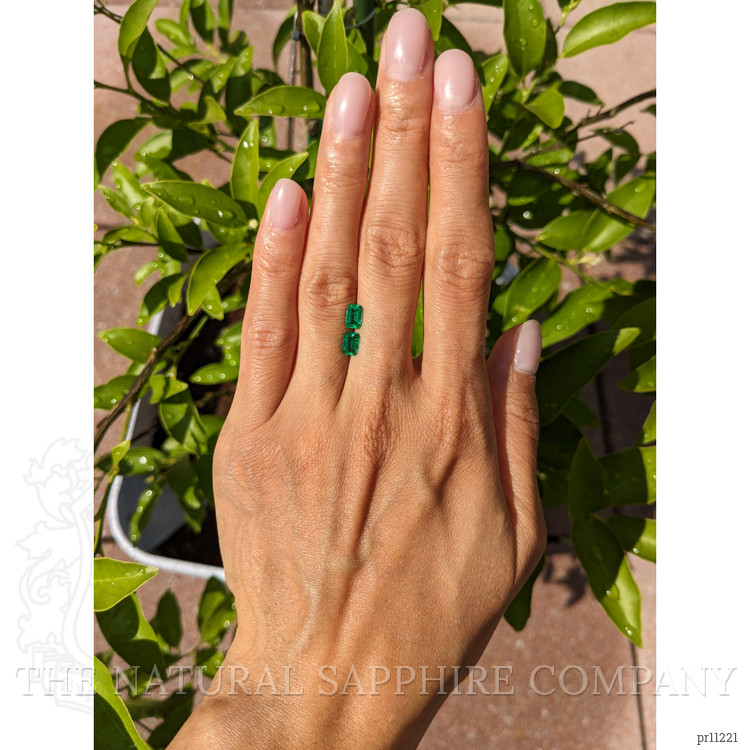 1.11 Ct.Tw. Emerald Pair from Afghanistan