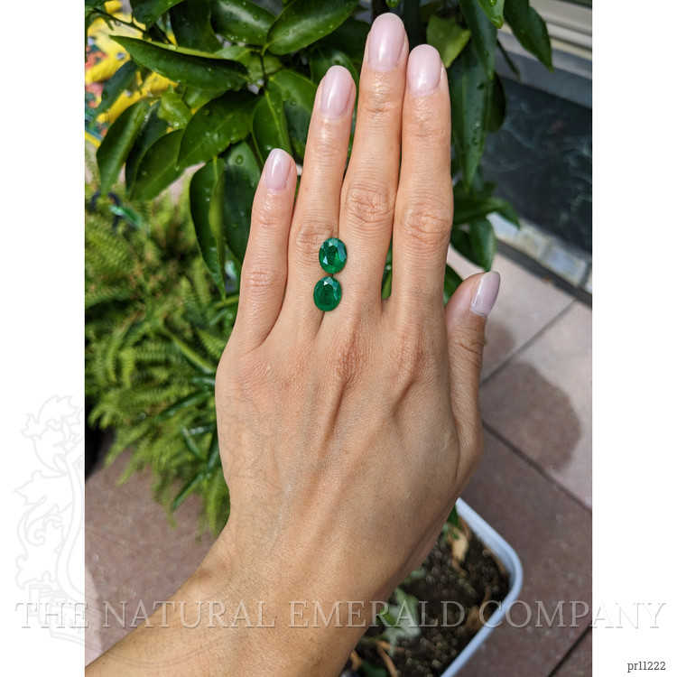 6.02 Ct.Tw. Emerald Pair from Afghanistan