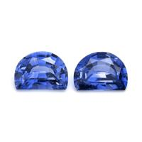 2.52&nbsp;Ct.Tw.Total Carat Weight Blue Sapphire Pair from Ceylon (Sri Lanka) Video