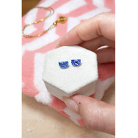 2.90&nbsp;Ct.Tw.Total Carat Weight Blue Sapphire Pair from Ceylon (Sri Lanka) Life Style