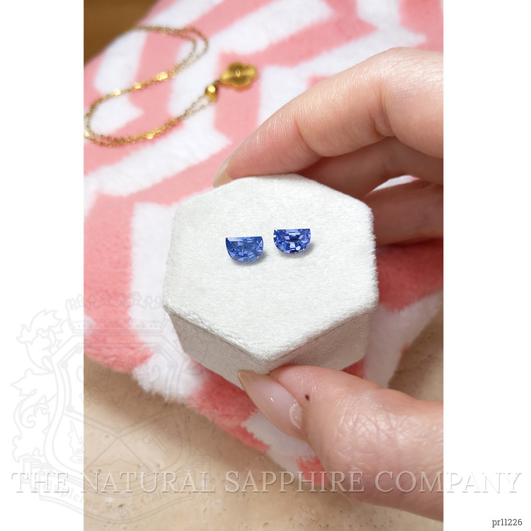 2.90 Ct.Tw. Blue Sapphire Pair from Ceylon (Sri Lanka)