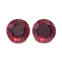 1.70&nbsp;Ct.Tw.Total Carat Weight Garnet Pair from Ceylon (Sri Lanka) Video