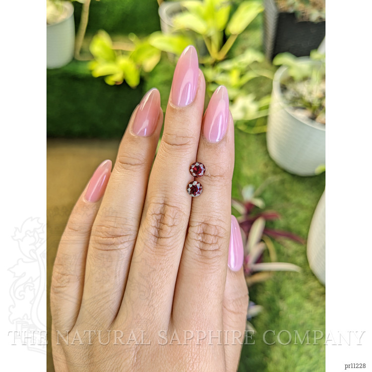 1.70 Ct.Tw. Garnet Pair from Ceylon (Sri Lanka)