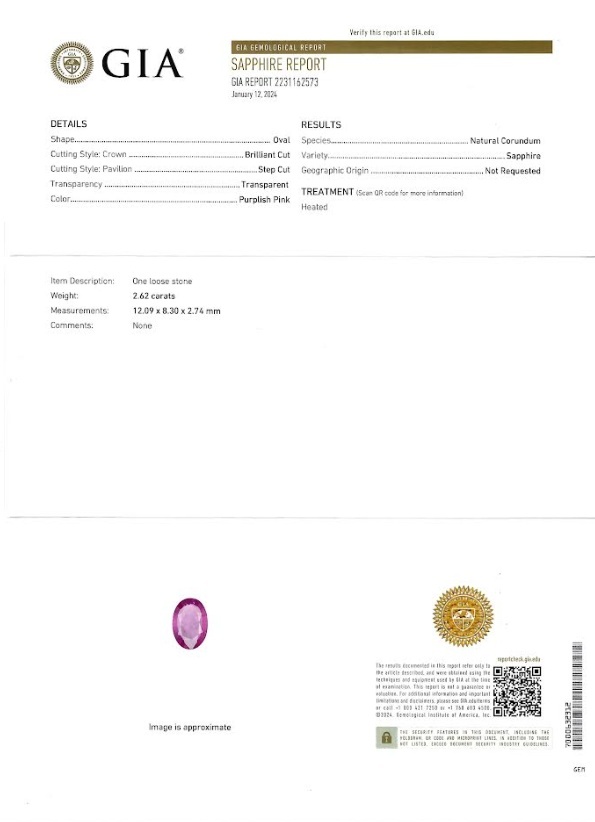 5.69 Ct.Tw. Pink Sapphire Pair from Ceylon (Sri Lanka)