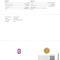 5.69&nbsp;Ct.Tw.Total Carat Weight Pink Sapphire Pair from Ceylon (Sri Lanka) Scan Report