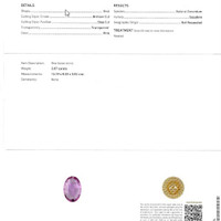 5.69 Ct.Tw.Total Carat Weight Pink Sapphire Pair from Ceylon (Sri Lanka) Scan Report